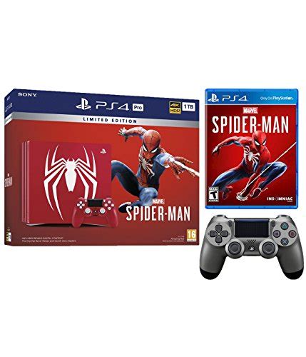 Buy Playstation 4 Pro Marvel S Spider Man Limited Edition Amazing Red