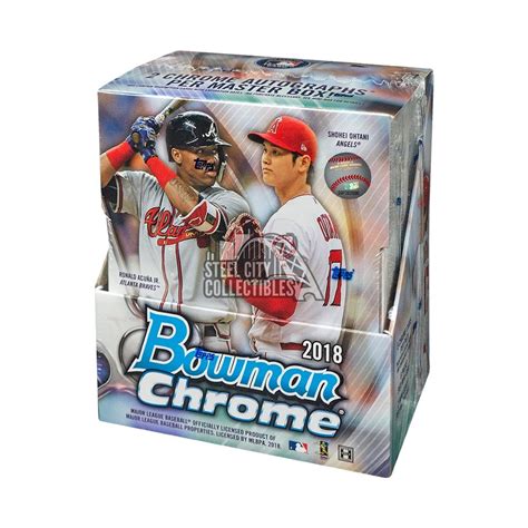 Bowman Chrome Baseball Hobby Box Steel City Collectibles