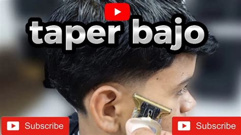 Corte taper bajo como pulir las patillas y la parte de atrás del corte