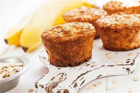 Muffins à la banane et avoine le moelleux healthy