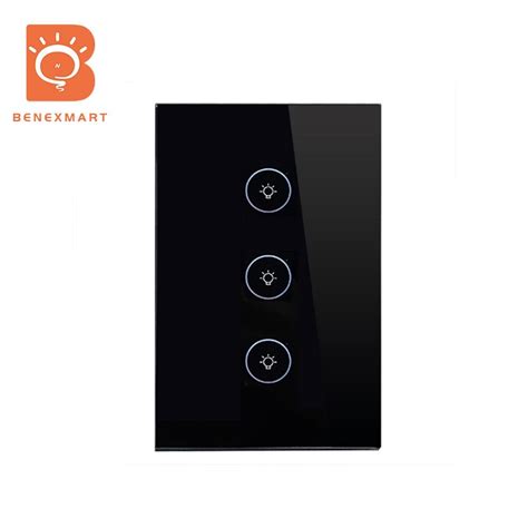 Benexmart Us Au Zigbee Light Switch Tuya Smartthings App Control Black