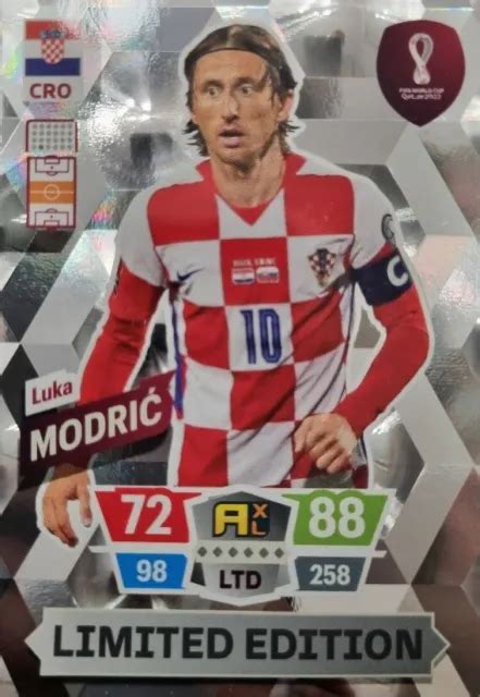 PANINI FIFA WORLD CUP QATAR 2022 édition limitée Luka Modric Croatie