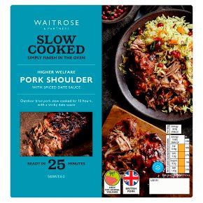 Waitrose Slow Cooked Pork Shoulder With Spiced Date Sauce Waitrose