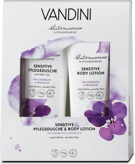 Vandini Sensitive K Rperpflege Set Pflegedusche Body Lotion St Dm At