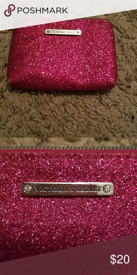 Sparkly Pink Glitter Coin Purse By Victorias Secret