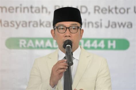 Survei Elektabilitas Ridwan Kamil Paling Unggul Calon Wakil Presiden