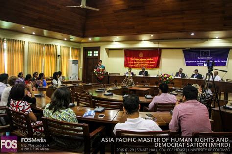 Inauguration Of The Asia Pacific Master Of Human Rights And