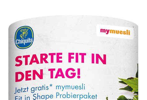 Chiquita Mymuesli Starten Mit Promotion Ins Jahr Und Gesund In Den