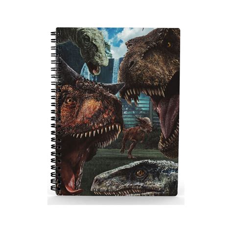 Jurassic World Cahier Effet D Selfie Figurine Discount