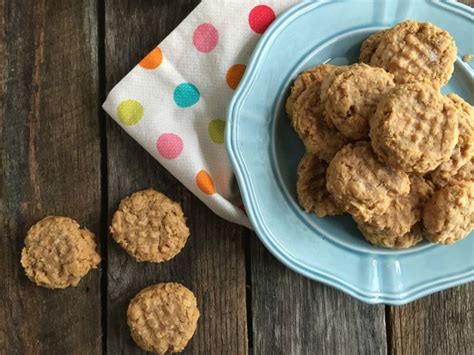 Easy No Flour Peanut Butter Oatmeal Cookies 4 Ingredients Recipe Oatmeal Cookies Easy