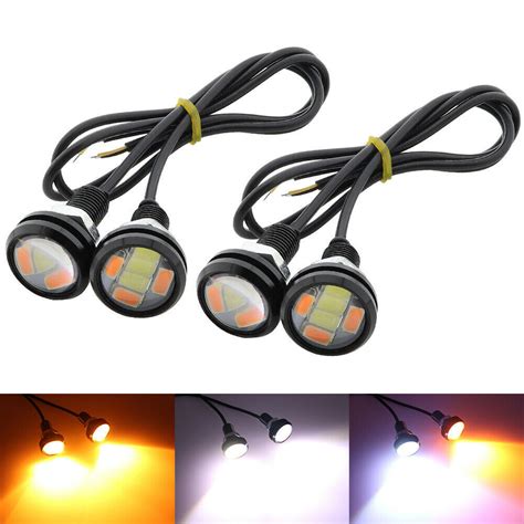 Mm Eagle Eye Led Switchback Amber White Headlight Fog Daytime Running