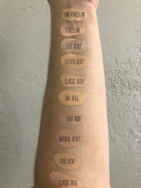 Covergirl Foundation Color Chart