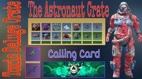 New The Astronaut Crate Toxic Deluge Crate In Call Of Duty Mobile