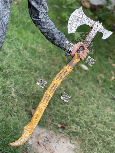 Leviathan Axe Hand Forged God Of War Kratos Axe Replica Axe Etsy