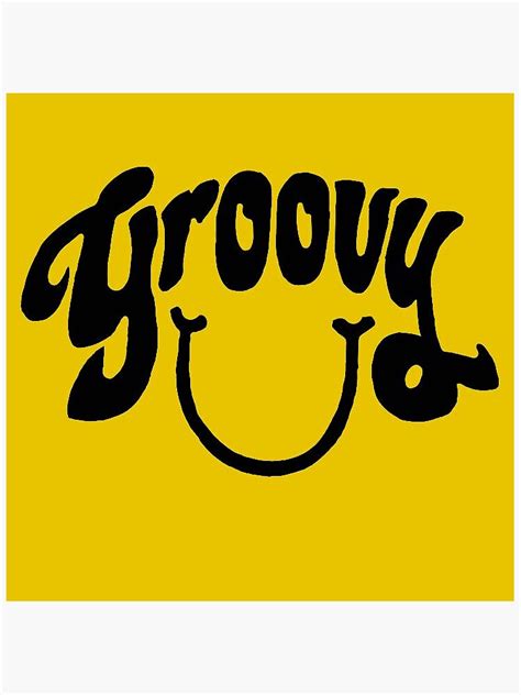 "groovy smiley face" Sticker for Sale by emid288 | Redbubble