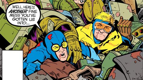 The Humorous History Of Blue Beetle And Booster Gold S Dc Comics