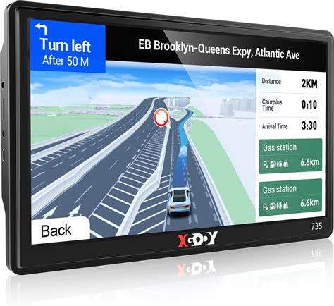 XGODY Système de navigation GPS pour voiture 7 pouces avec guidage