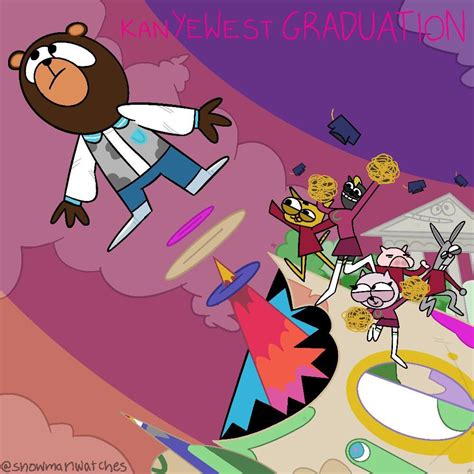 I Drew The Graduation Album Cover Art Rkanye