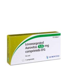 Levonorgestrel Aurovitas 1 5mg 1 Comprimido Farmasoler