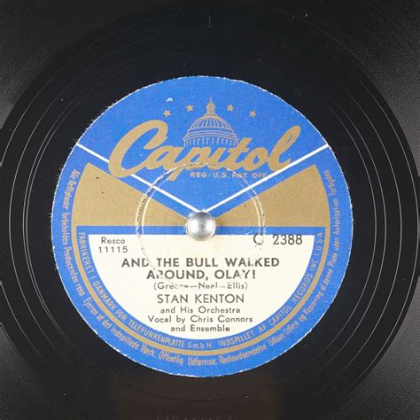 AND THE BULL WALKED AROUND OLAY Stan Kenton And His Orchestra