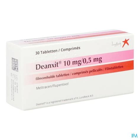 Deanxit 10mg 0 5mg Filmomh Tabl 30 Apotheek Vanderhaegen