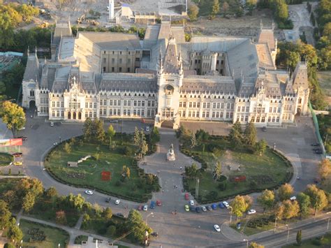 Iasi Architecture Romania Palace Of Culture Aerial View 827 World