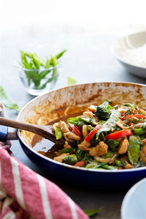 Peanut Satay Chicken Stir Fry