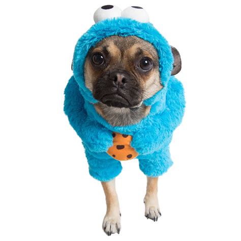 Pet Krewe Unleash The Parade Cookie Monster Dog Costume Sesame Street