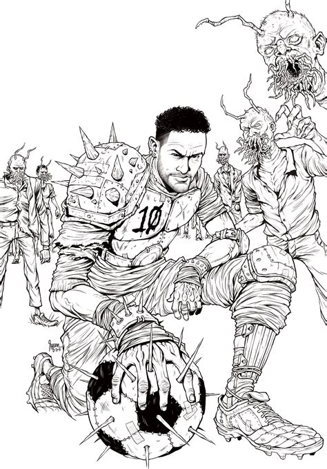 Neymar Jr Colouring Pages Coloring Page Fortnite Neymar Jr Images And