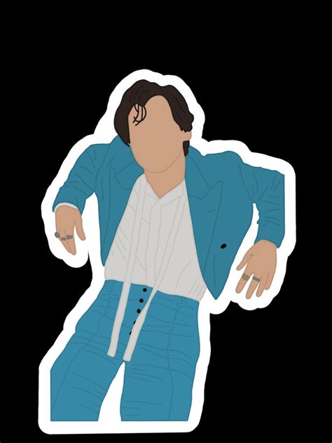 Harry Styles Stickers By Madebylindsaymarie On Etsy Harry Styles Drawing Cartoon Sewing