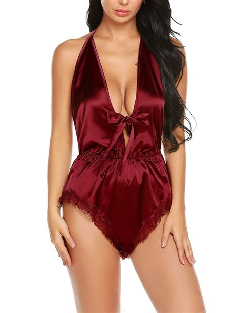 Avidlove Satin Lingerie One Piece Best Lingerie And Lingerie Sets On