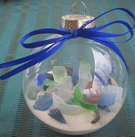 55 Diy Glass Ornament Projects To Try Asap Godiygocom Sea Glass Crafts Glass Crafts Beach