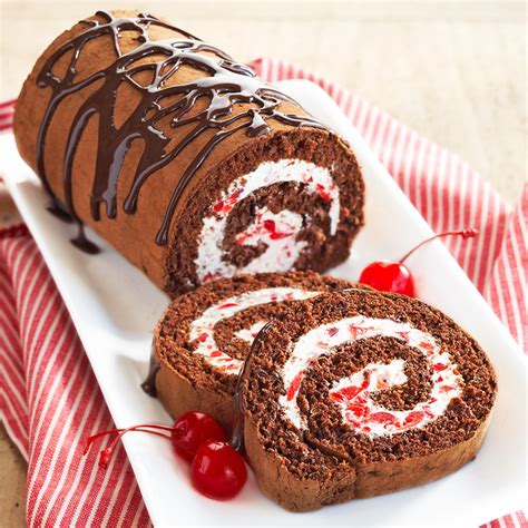 Black Forest Cake Roll Recipe Eatingwell