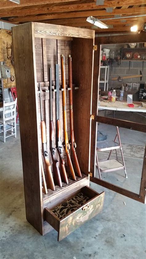 Redneck Gun Cabinet Woodworking Project By John Caddell Craftisian