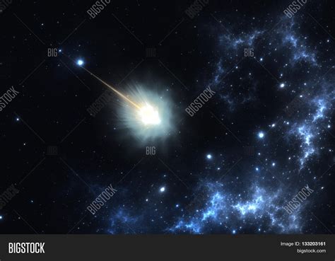 Flying Comet Long Tail Image & Photo (Free Trial) | Bigstock