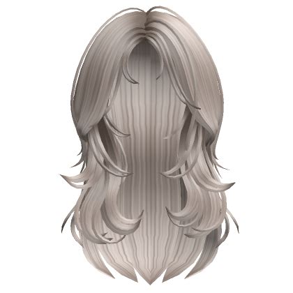 Mermaid Wolfcut Messy Layered Hair Ash Blonde Roblox Item Rolimon S