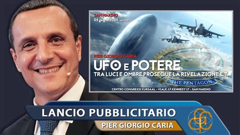 Trailer Pier Giorgio Caria Al SIMPOSIO MONDIALE Sugli UFO Di SAN