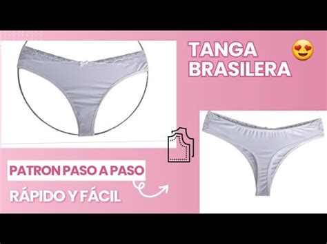 Tanga Brasilera Semi Hilo F Cil Y R Pido Talla S A La Xl Paso A Paso