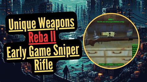 Unique Weapons Reba II Excellent Early Game Sniper Rifle YouTube