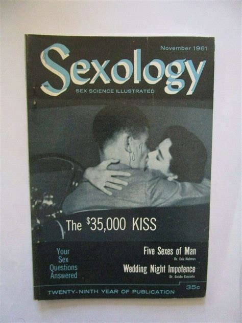 Sexology Digest The 35 000 00 Kiss November 1961 S Books