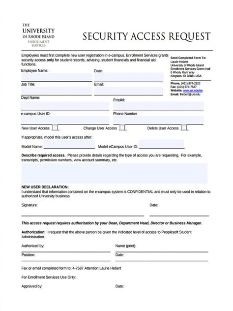 Free Sample Employee Request Forms In Pdf Ms Word Excel