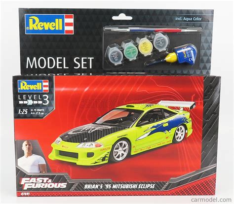 Revell Kit 67691 Kit Scale 124 Mitsubishi Eclipse 1995 Paul Walker Brian Oconner Fast