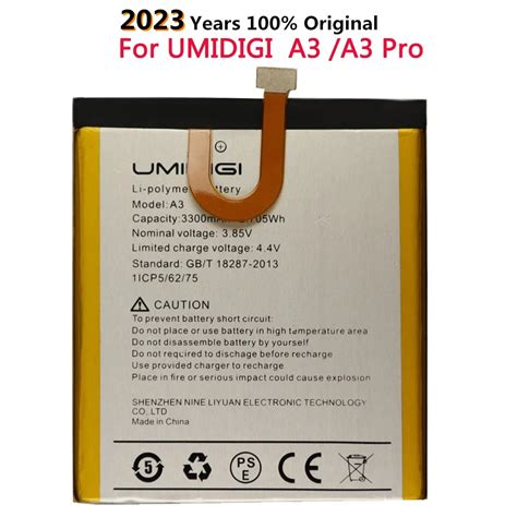 Years Original Umi Battery For Umidigi A A Pro A Pro