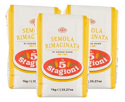 Semola Rimacinata De Trigo Grano Duro Le Stagioni Kg Un Mercadolivre