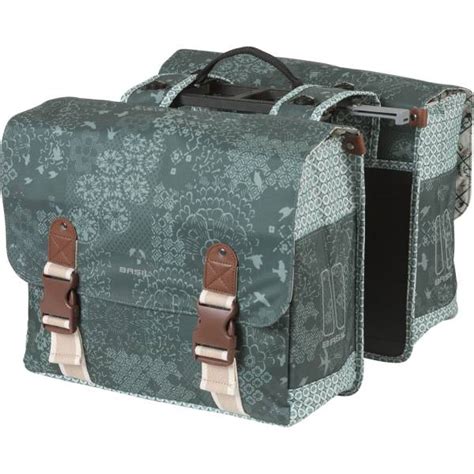 Buy Basil Double Pannier Boheme L Mik Forest Green At Hbs