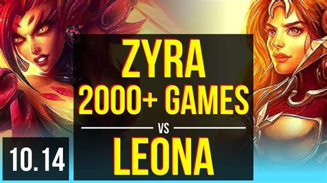 ZYRA Ashe Vs LEONA Aphelios SUPPORT 4 8M Mastery Points EUW