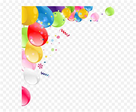 Balloons Clipart Booth Picture Balloons And Confetti Png Emojiemoji