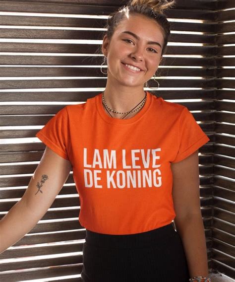 Oranje Koningsdag T Shirt Lam Leve Dames Maat Xxl Oranje Kleding