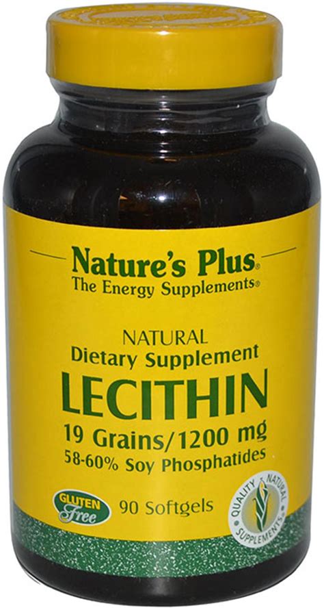 Nature S Plus Lecithin 90 Softgels