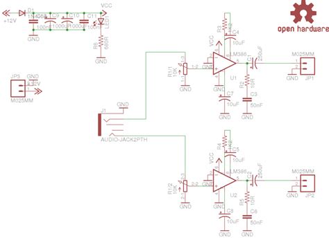 Lm386 Amplifier Schematic